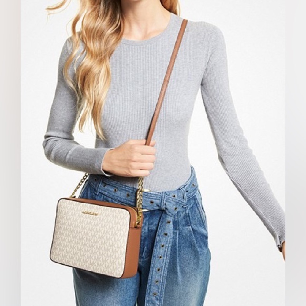 Michael Kors kors Jet Set Item Signature Large Crossbody